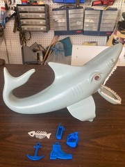 Vintage 1975 The Game of Jaws Shark Ideal Toy Co. Universal Original Parts Rare