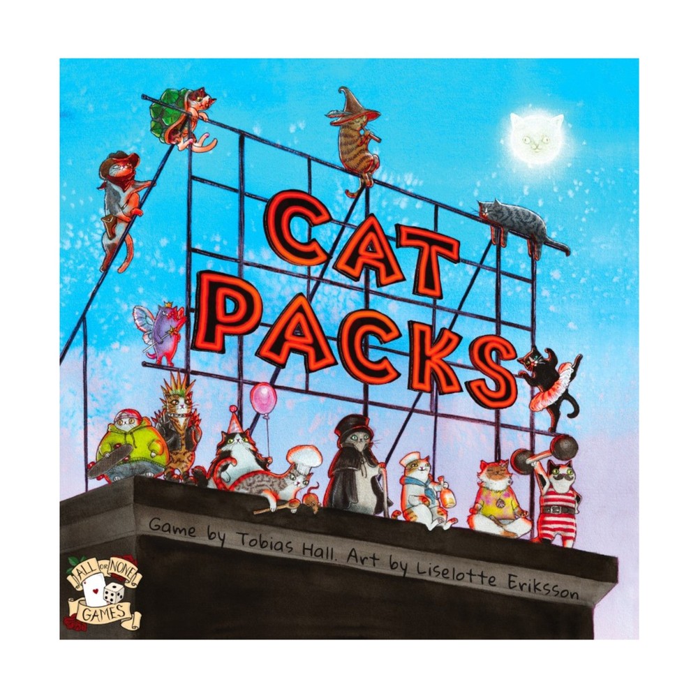 All or None Board Game Cat Packs Box NM