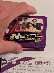 NSYNC Backstage Pass Board Game Patch Games 2000 PIECES ONLY – See Video
