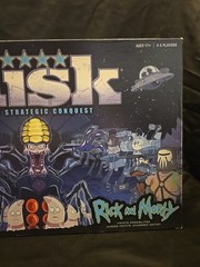 Risk Rick and Morty Board Game Adult Swim Strategy Ages 17+ 3-5 Complete
