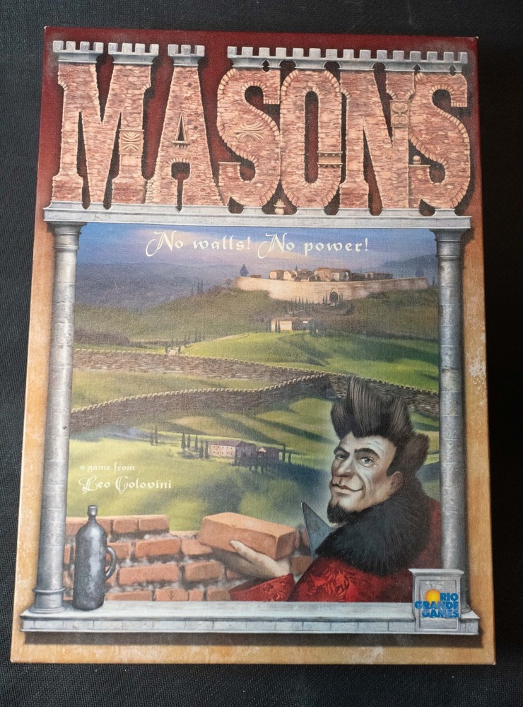 Rio Grande Boardgame Masons Box Excellent Condition