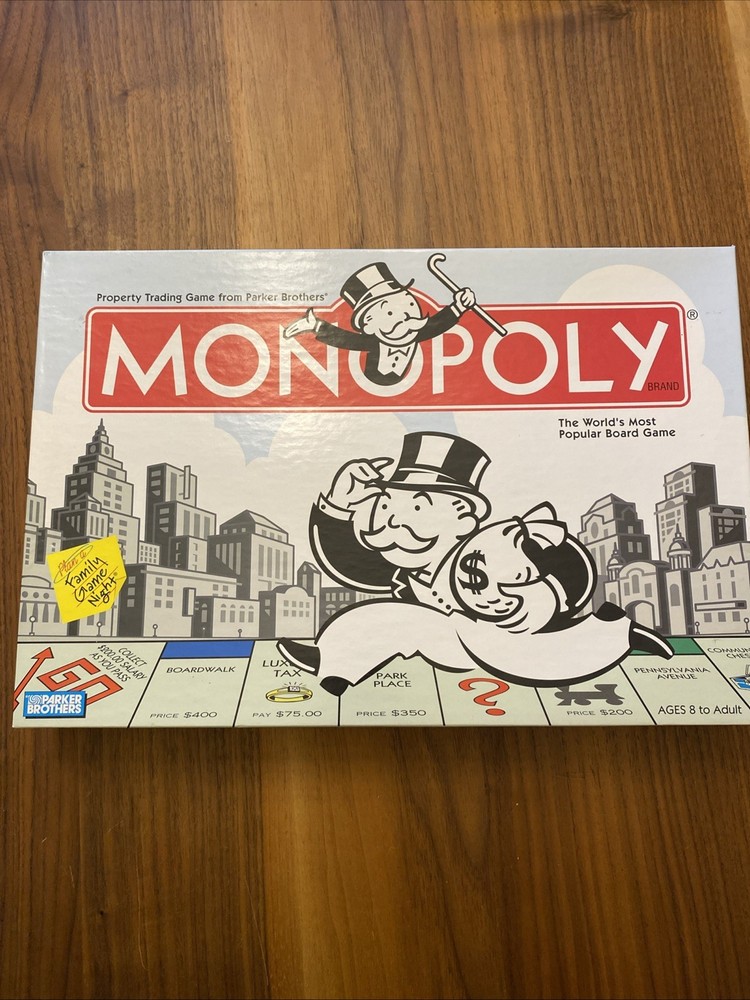 Monopoly Classic Edition 2004 Board Game Original Parker Brothers Complete Set