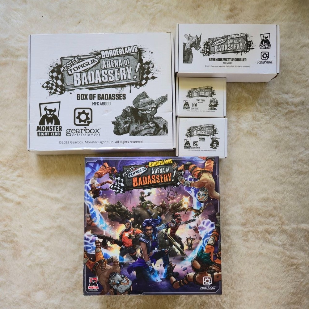 Borderlands: Mister Torgue’s Arena of Badassery Board Game PLUS EXPANSIONS