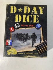 D Day Dice Do or Die Board Game 2012 Valley Games RWB System WWII New Open Box