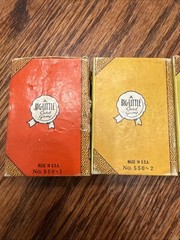 Vintage 1930s Russell Library of Games Set of 6 Complete Miniature Card Games US
