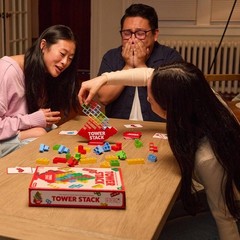 Tower Stack Game: Classic Creative Thinking Play for 2+ Players