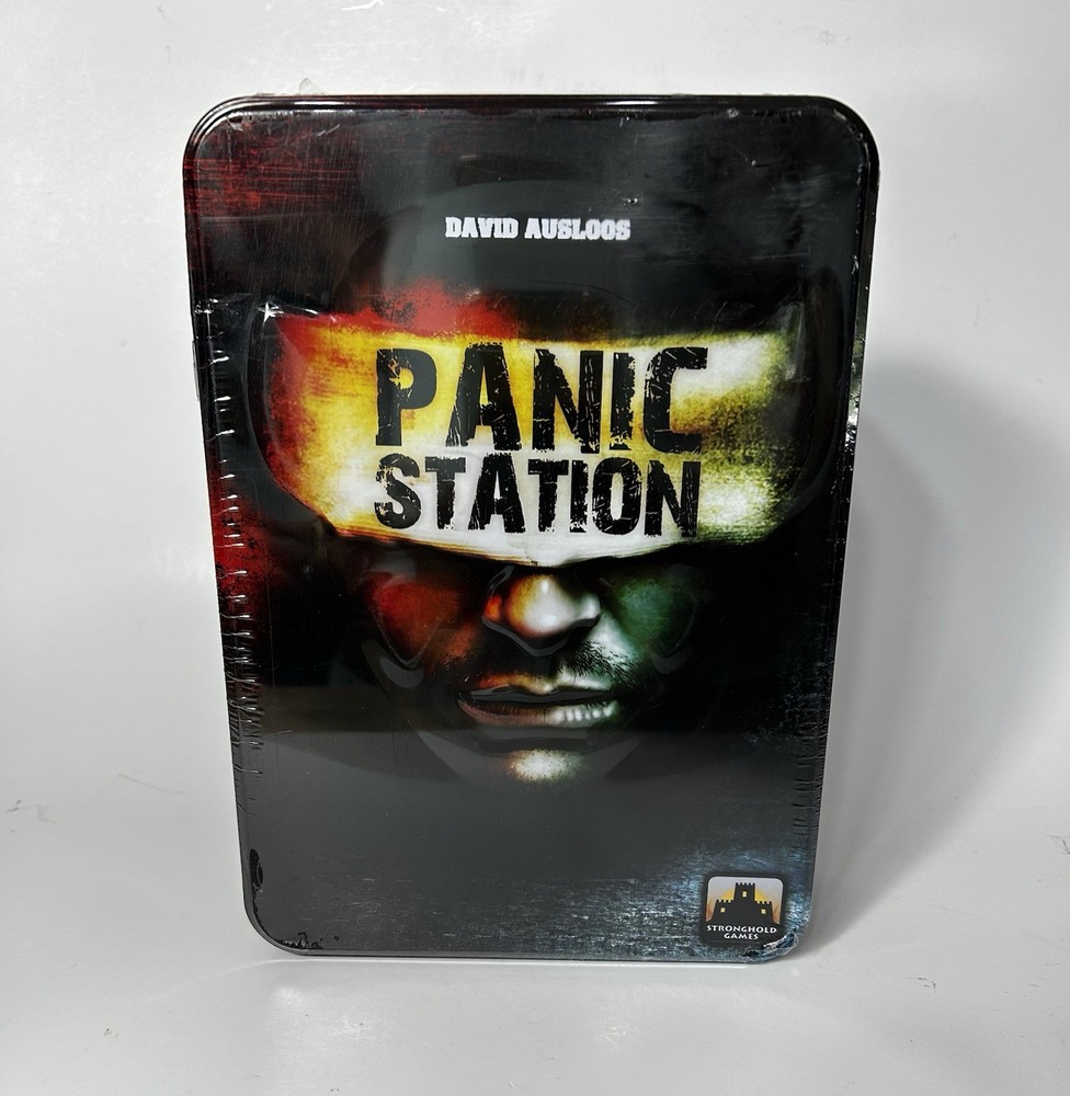 New PANIC STATION/Metal Tin/4-6 Players/Sci-Fi/Ages 10+/Stonghold Games