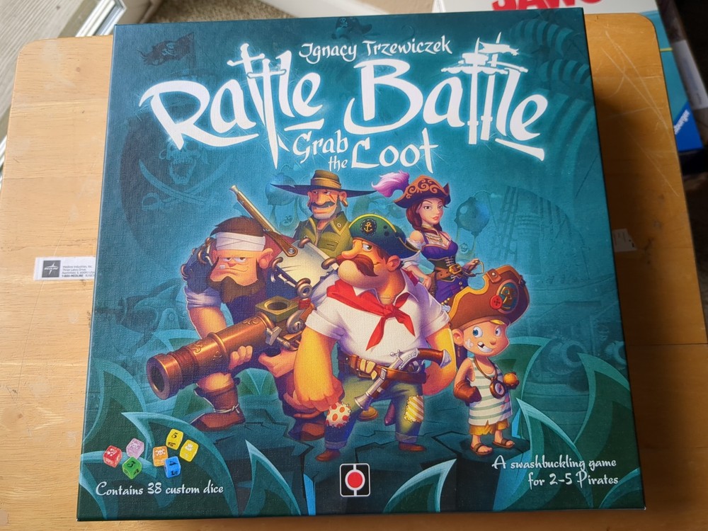 Rattle Battle Grab the Loot Board Game, Portal Games, 2-5 Player