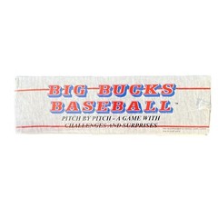 Big Bucks Pitch By Pitch 1994 Baseball Board Game Errors Hits Strikeouts Sealed