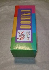 Taboo word Game 1999 Set compact travel size set vintage taboo game