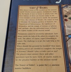 Tower of Babel Board Game Rio Grande Games 2005 Unpunched Open Box Complete