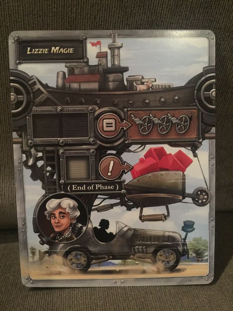 Steampunk Rally Promo Paradise Kickstarter Lizzie Magie Card