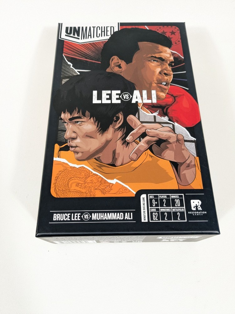 Unmatched Lee vs Ali Box Only + Insert No Parts Just Box Great Art!