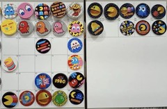 50 Pac-Man Tazos Pogs 2020 Sabritas Complete Set No Repeats Retro Arcade