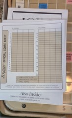 Vintage 1989 Milton Bradley Scrabble Deluxe Edition 4034 Rotating Gameboard