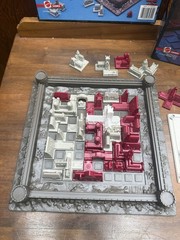 1986 Mattel Cathedral Board Game Strategic Battle Medieval City – Complete