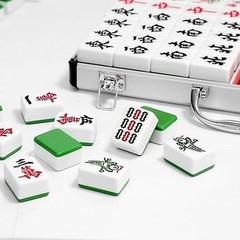Mahjong Tiles Set 144 Pieces 1.5 Inch Large Melamine #R014