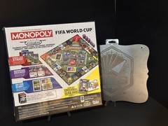 Hasbro Monopoly FIFA World Cup Panini Prizm Board Game w/ Trading Cards