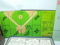 Statis Pro Major League Baseball game, 1979 from Avalon Hill Missing some cards