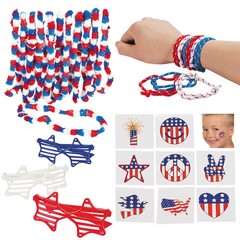 Fun Patriotic Kids’ Accessories Kit – 168 Pc.