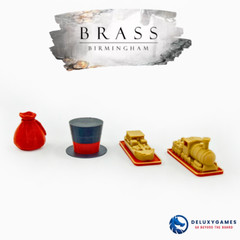 Brass Birmingham – 175 Deluxe Tokens (Score + income markers Free Gift)