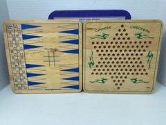 Cardinal Family 10 Game Center Solid Wood Boards Ten Classic Games