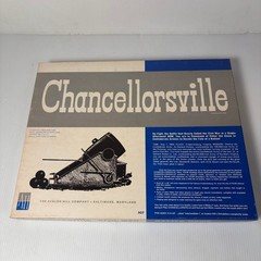 Chancellorsville Avalon Hill Civil War Board Game 2 Players INCOMPLETE 1960s