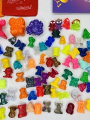 HUGE Lot 102 Gogo’s Crazy Bones Collection Figures Stickers Cards Aliens Glitter