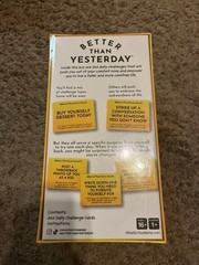 Better Than Yesterday 365 Daily Challenges Life Fullfilling Game Meme NEW Sealed