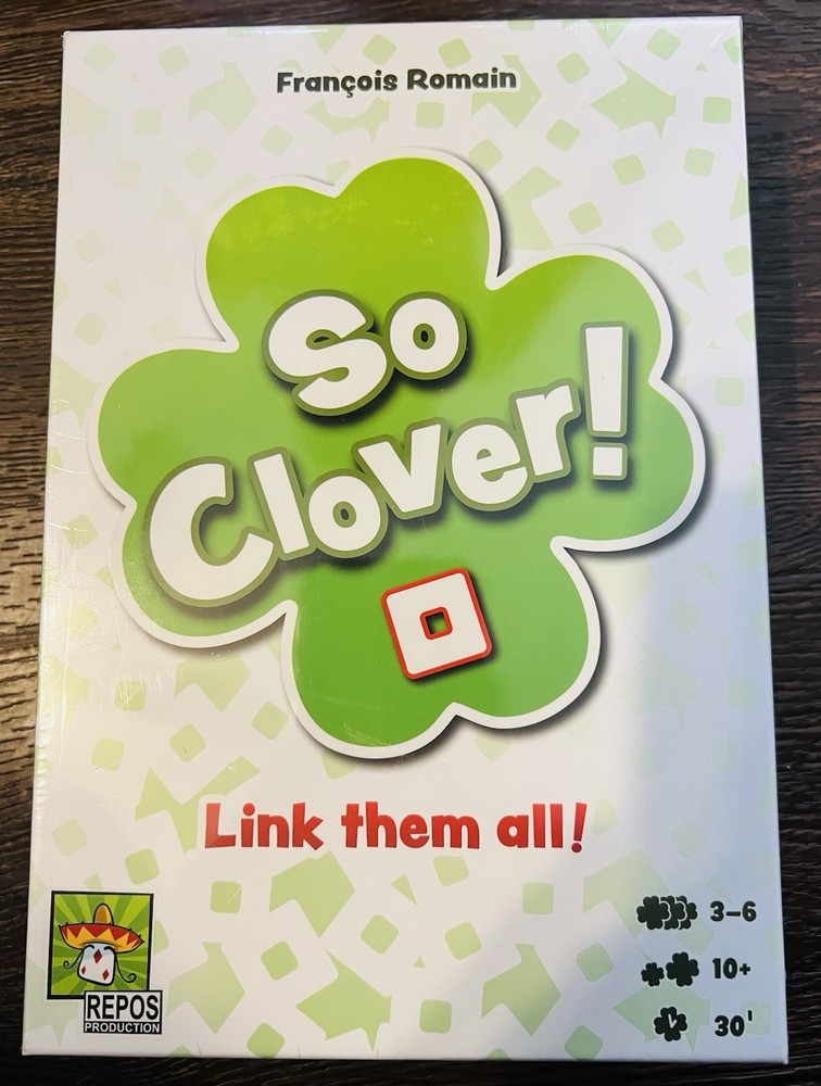 So Clover! Cooperative Party Word Game by Repos Production Brand New Sealed