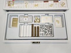 Monopoly Luxury LUXE White and Gold Limited Edition Hasbro 2017