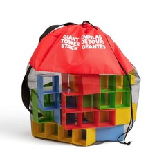 Giant Tower Stack Block Game Jumbo Outdoor Yard Games Adults Family Relatable