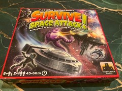 Survive Space Attack! board game (100% complete!) with the crew strikes back exp