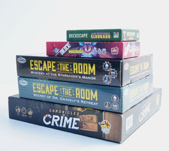 Escape Room Board Game Lot: Chronicles of Crime Unlock Deckscape Escape the Room