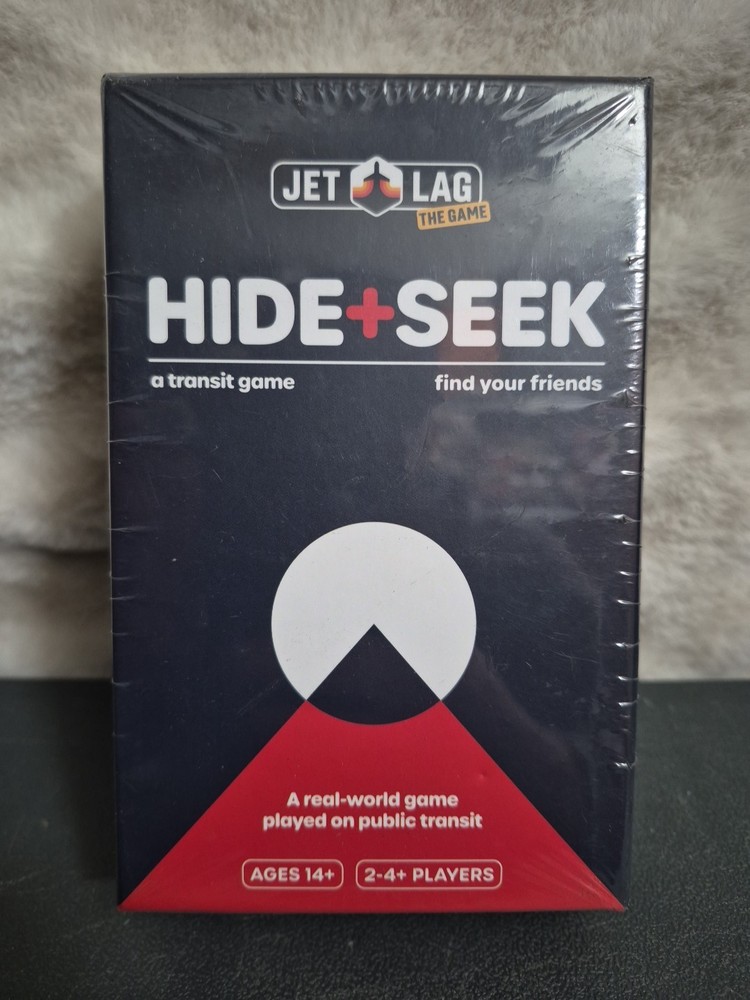 Jet Lag The Game: Hide + Seek: A Transit Game, 2-4+ Players NEW SEALED
