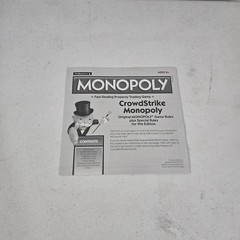 Monopoly CrowdStrike Edition Board Game Complete Hasbro Cybersecurity Corporate