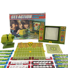 Kenner 1973 Vintage Complete SEE-ACTION Football Game Projector in Original Box
