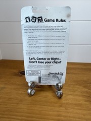 LCR Left Center Right Dice Game Original Red Chips New Sealed