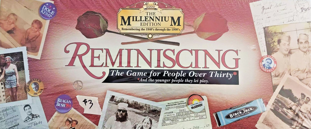 Reminiscing – The Millennium Edition (1940’s thru 1990’s) Board Game – Brand New