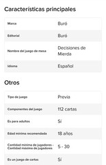 JUEGO AMIGOS “DECISIONES DE MIERD@” PARTY PREVIAS ARGENTINA + 18 Años