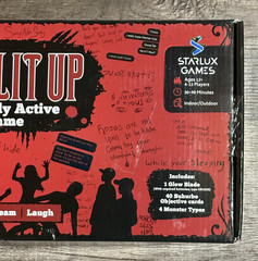 Starlux Let’s Split Up – Outrageous Horror Spoof Party Game – Ages 12+ USED