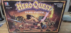 Vintage 1990 Hero Quest Board Game System Milton Bradley 100% COMPLETE