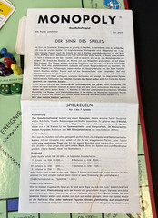 Vintage MONOPOLY Game GERMANY/German All Wooden Pieces Complete 60s