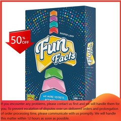 Fun Facts Game: Asmodee® Educational Party Board, 4-8 Players, 30 Min Play