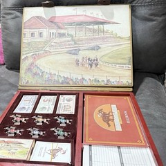 Front Porch Old Century Stretch Run Horse Racing Board Game