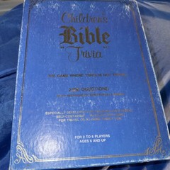 Children’s Bible Trivia Board Game 2100 Questions New Vintage 1984