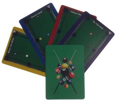 Skilliards Billiards Skill Building Game 52 Cards Solo Multiplayer Family Gift