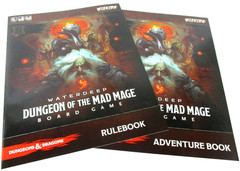 d&d DUNGEON OF THE MAD MAGE Board Game RULEBOOK & ADVENTURE BOOK New!!