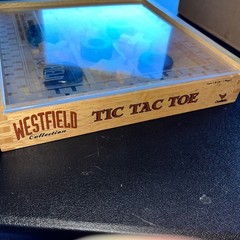 Westfield Collection Wooden Tic Tac Toe Game Board Fun for All Ages