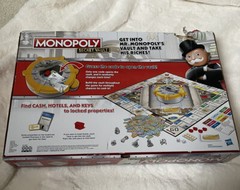 MONOPOLY Secret Vault Board Game for Kids Ages 8 and Up Family Board Game for…